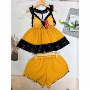 Bộ Voan Ren Đen Mút Ngực ,Sexy, Siêu Mềm Mịn (Free Size Dưới 60Kg) - Be Yourself