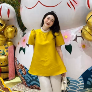 Set Bộ Đồ Nữ Áo Tafta Phối Quần Lụa St855- Sam Store