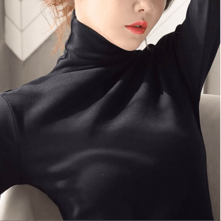 Áo Giữ Nhiệt Nữ Dài Tay Lót Nỉ Siêu Ấm Ctb599 - Bechip - Ảnh 5