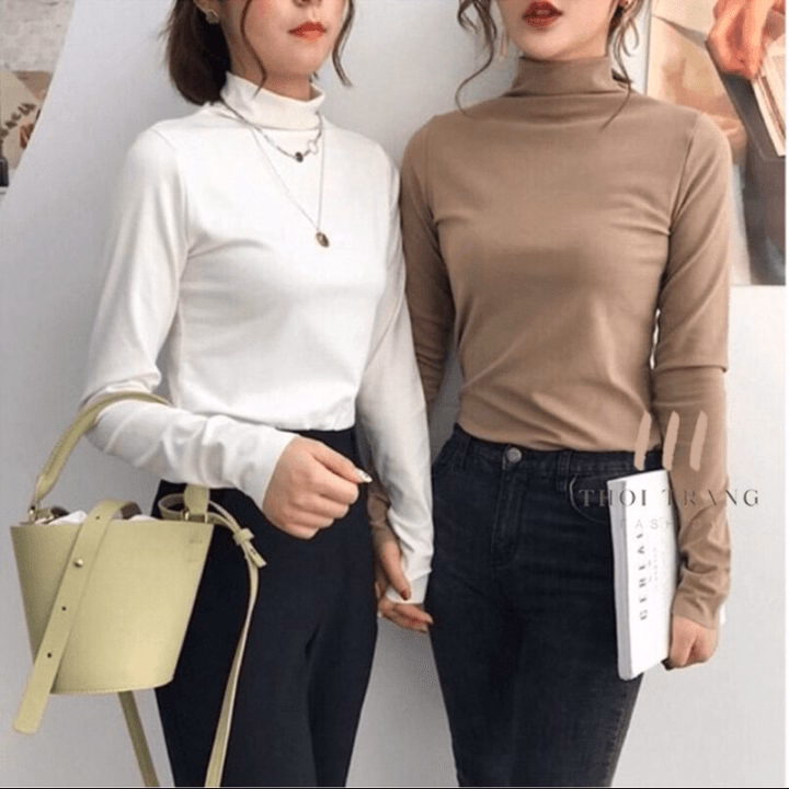 Áo Giữ Nhiệt Nữ Dài Tay Lót Nỉ Siêu Ấm Ctb599 - Bechip - Ảnh 8