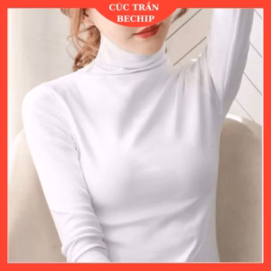 Áo Giữ Nhiệt Nữ Dài Tay Lót Nỉ Siêu Ấm Ctb599 - Bechip