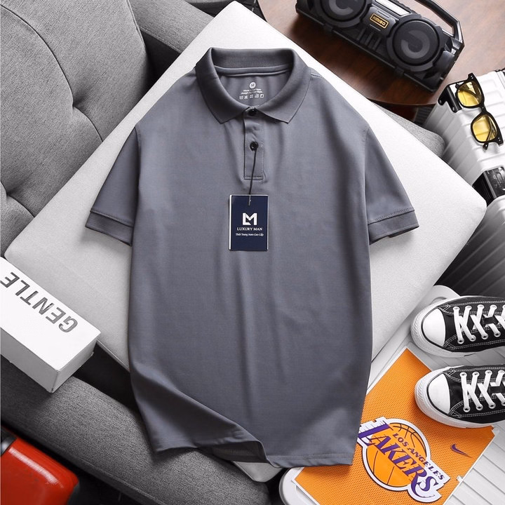 Áo Polo Nam Nữ Ab Cổ Bẻ Thun Cá Sấu Thái Co Dãn Thoáng Mát Cao Cấp - Be Yourself - Ảnh 6