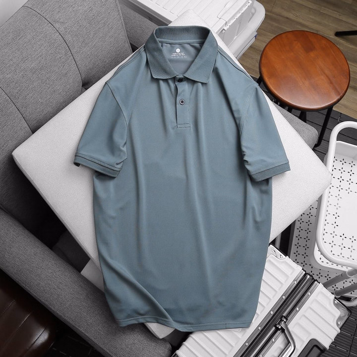 Áo Polo Nam Nữ Ab Cổ Bẻ Thun Cá Sấu Thái Co Dãn Thoáng Mát Cao Cấp - Be Yourself - Ảnh 7