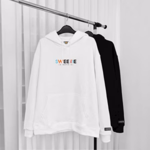 Áo Hoodie Cặp Đôi Couple Nam Nữ In Chữ Sweetie Màu Sắc Đẹp Form Rộng Tp10 - Golden Dream