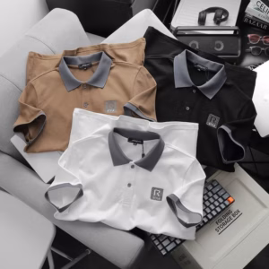 Áo Thun Cổ Bẻ Men R Cotton Dệt Gân Nhỏ, Mềm, Mịn, Thấm Hút & Co Giãn Tốt P215 - Lady'S Passion