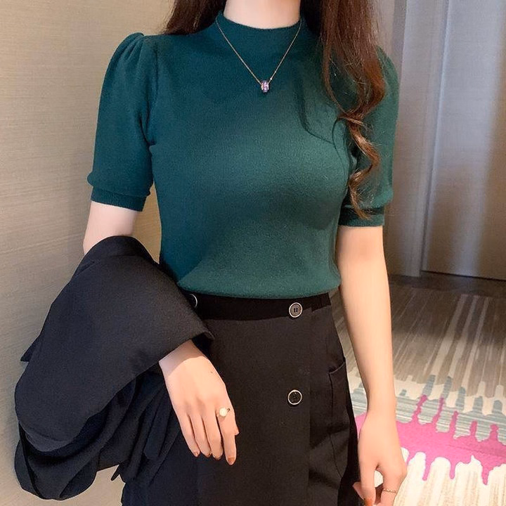 Áo Len Tay Bồng Dáng Lỡ, Nhẹ Nhàng Nữ Tính Dành Cho Bạn Nữ Slcxa61 - Chipxinhxk - Ảnh 6