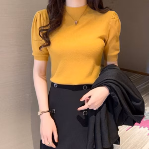 Áo Len Tay Bồng Dáng Lỡ, Nhẹ Nhàng Nữ Tính Dành Cho Bạn Nữ Slcxa61 - Chipxinhxk