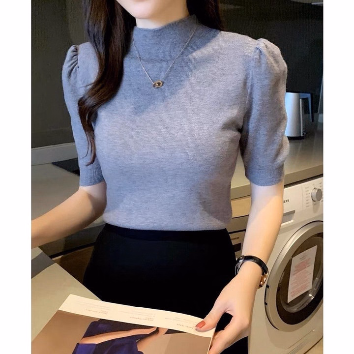 Áo Len Tay Bồng Dáng Lỡ, Nhẹ Nhàng Nữ Tính Dành Cho Bạn Nữ Slcxa61 - Chipxinhxk - Ảnh 10