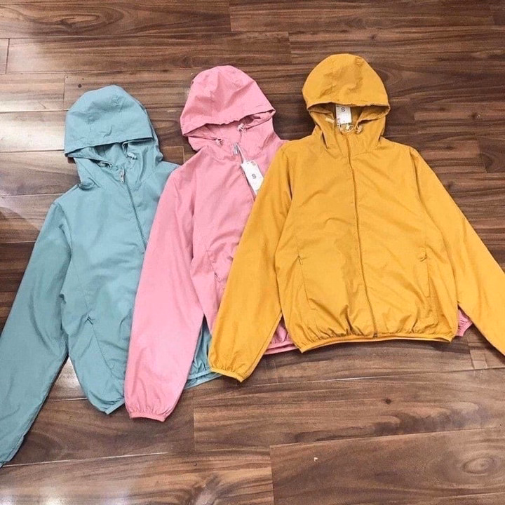 Áo Khoác Gió Lót Lưới 2 Lớp Tặng Kèm Túi Đựng Tiện Lợi Dành Cho Bạn Nữ - Chipxinhxk - Ảnh 6