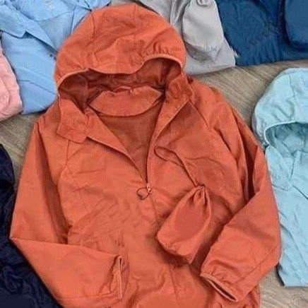 Áo Khoác Gió Lót Lưới 2 Lớp Tặng Kèm Túi Đựng Tiện Lợi Dành Cho Bạn Nữ - Chipxinhxk - Ảnh 8