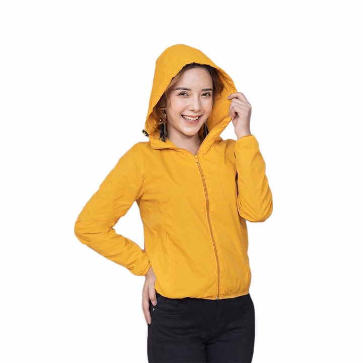 Áo Khoác Gió Lót Lưới 2 Lớp Tặng Kèm Túi Đựng Tiện Lợi Dành Cho Bạn Nữ - Chipxinhxk - Ảnh 3