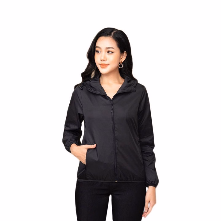 Áo Khoác Gió Lót Lưới 2 Lớp Tặng Kèm Túi Đựng Tiện Lợi Dành Cho Bạn Nữ - Chipxinhxk - Ảnh 5