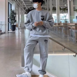 Đồ Bộ Nỉ Nam Nữ Unisex Bông Sweater Stussy 08 Cao Cấp - Ausa House