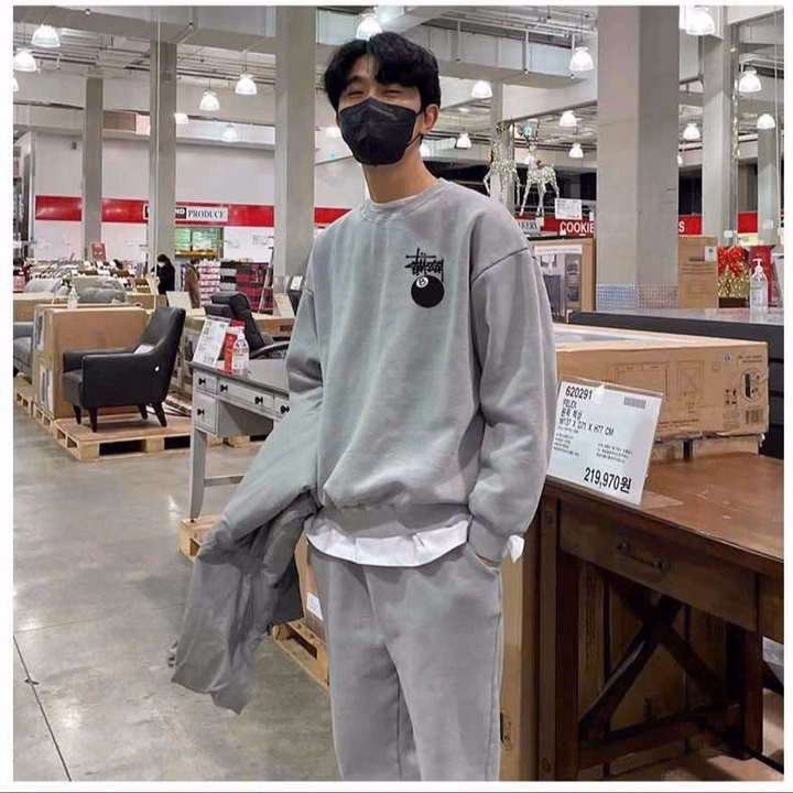 Áo Sweater Nam Nữ Unisex Stussy 08 Form Rộng Nỉ Bông Dáng Oversize - Ausa House - Ảnh 8