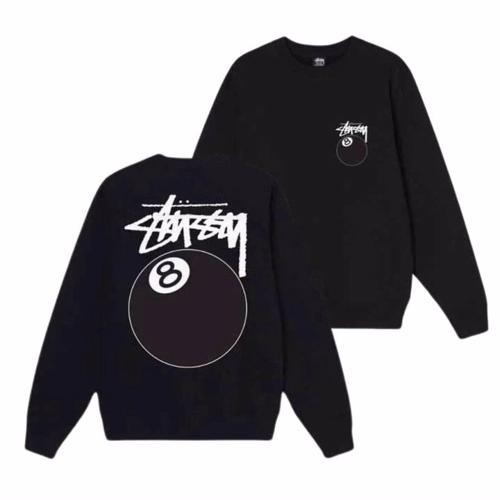 Áo Sweater Nam Nữ Unisex Stussy 08 Form Rộng Nỉ Bông Dáng Oversize - Ausa House - Ảnh 9
