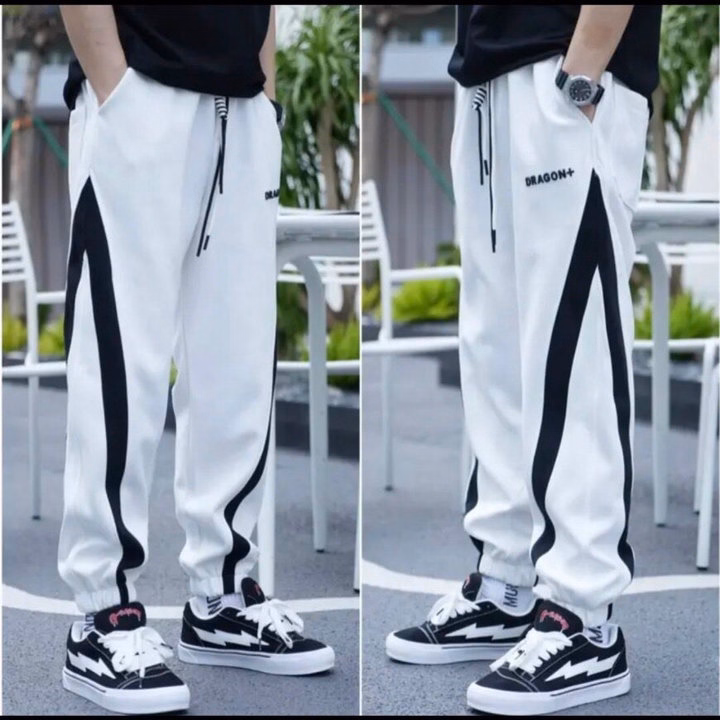 Quần Dài Nam Jogger Thun Nỉ Sọc Bo Túm Gấu - Ausa House - Ảnh 16