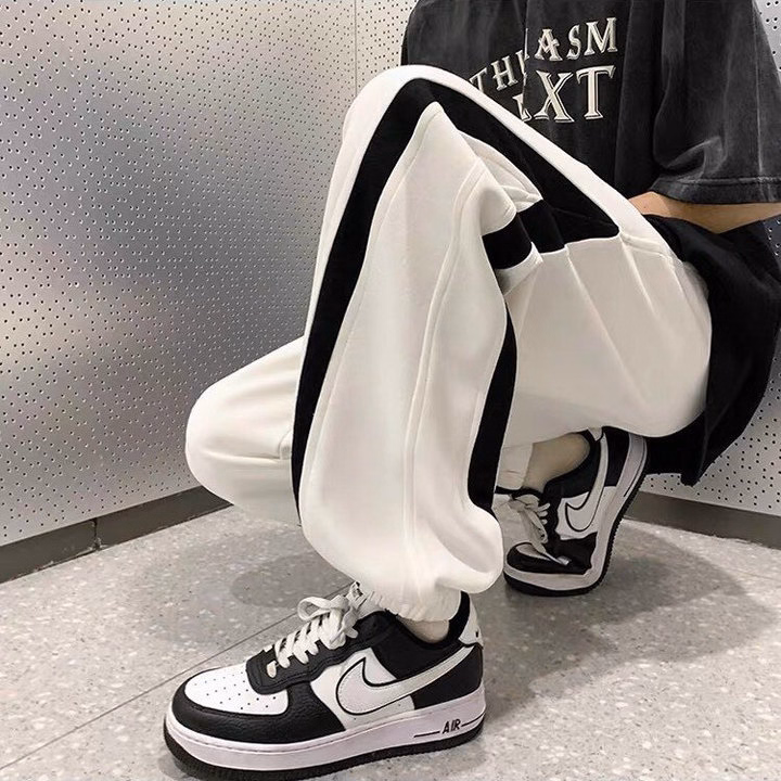 Quần Dài Nam Jogger Thun Nỉ Sọc Bo Túm Gấu - Ausa House - Ảnh 20