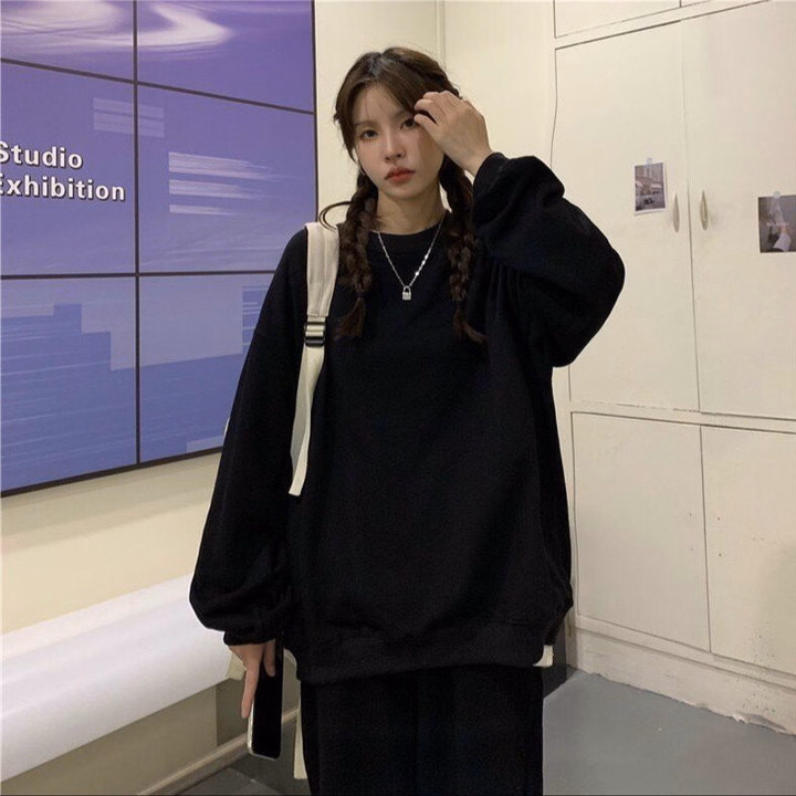 Set Đồ Nữ Thun Nỉ Tăm Áo Dài Tay Phối Quần Dài Suông - Ausa House - Ảnh 19