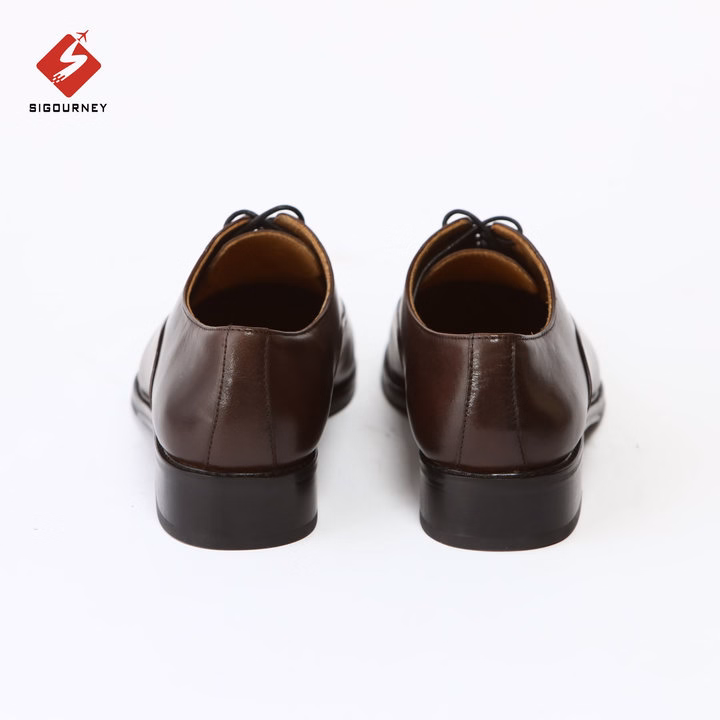 Giày Oxford Đế Phíp Cao Cấp Màu Nâu Patina Da Bò Nhập Khẩu Scc07 Bảo Hành 18 Tháng - Sigourney - Ảnh 5