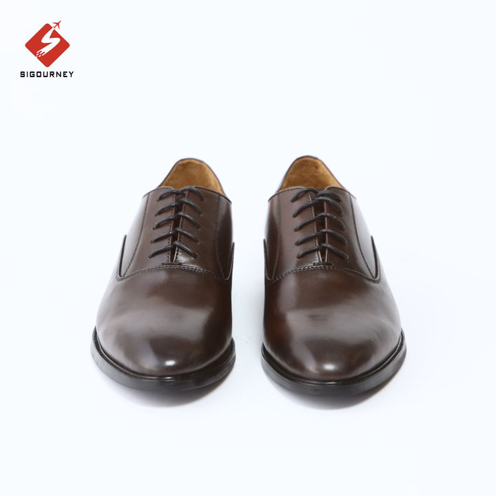 Giày Oxford Đế Phíp Cao Cấp Màu Nâu Patina Da Bò Nhập Khẩu Scc07 Bảo Hành 18 Tháng - Sigourney - Ảnh 4