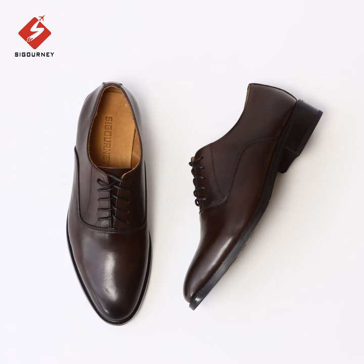 Giày Oxford Đế Phíp Cao Cấp Màu Nâu Patina Da Bò Nhập Khẩu Scc07 Bảo Hành 18 Tháng - Sigourney - Ảnh 7