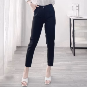 Quần Tây Bagy Công Sở 1 Nút Vải Tuyết Mưa Loại Đẹp Form Chuẩn - Lê Phương Boutique