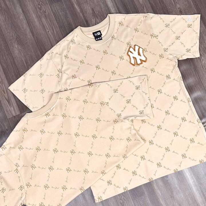 Áo Cộc Tay Cổ Tròn In Họa Tiết Monogram Full Áo Dành Cho Bạn Nữ Slcxa260 - Chipxinhxk - Ảnh 4