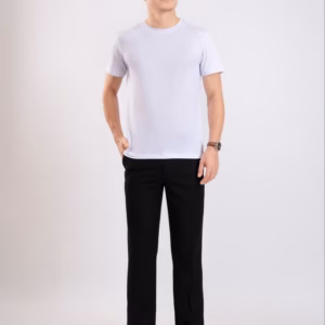 Quần Âu Nam Aligro Màu Đen, Ống Đứng Tôn Dáng Thanh Lịch, Trang Trọng Algo1063 - Aligro