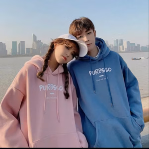 Áo Hoodie Nỉ Ngoại Nam Nữ Thêu Chữ Purbsso Chữ Nổi Thời Trang - Htm Fashion