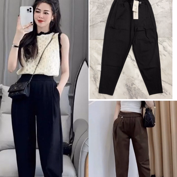 Quần Baggy Umi Trơn Kẻ Viền Sọc Thể Thao, Hàng Cao Cấp Bán Shop Loại 1 - Ảnh 3