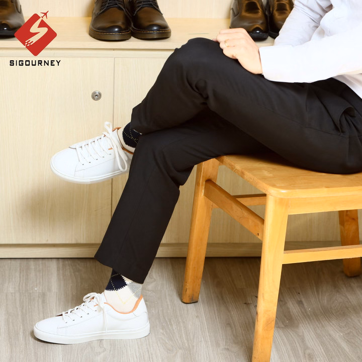 Giày Sneaker Da Bò Màu Trắng Tt-001 - Sigourney - Ảnh 9