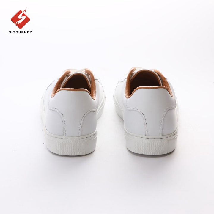 Giày Sneaker Da Bò Màu Trắng Tt-001 - Sigourney - Ảnh 5