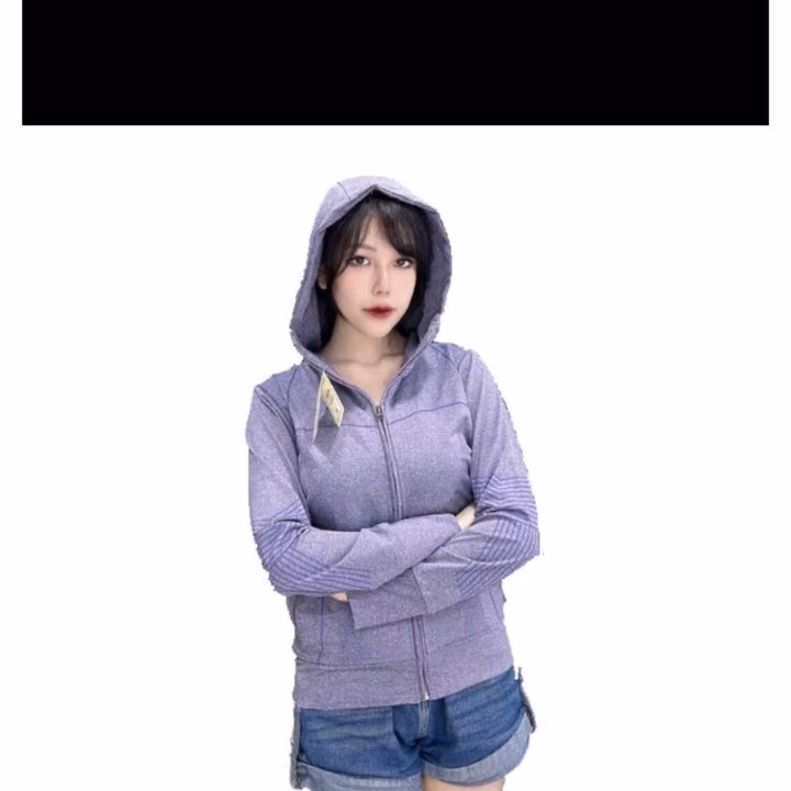 Áo Chống Nắng Vân Chìm Chất Thun Đốm, Kiểu Dáng Thể Thao Dành Cho Bạn Nữ - Chipxinhxk - Ảnh 6