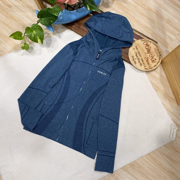 Áo Chống Nắng Vân Chìm Chất Thun Đốm, Kiểu Dáng Thể Thao Dành Cho Bạn Nữ - Chipxinhxk - Ảnh 7