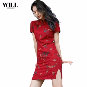 Sườn Xám Umi Phong Cách Trung Hoa Yvy20 _ Triệu Vy Store