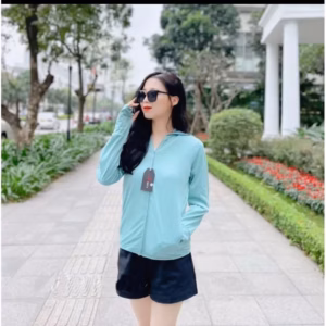 Áo Chống Nắng 2 Lớp Dáng Ngắn Fullbox Chất Liệu Thông Hơi Dành Cho Bạn Nữ - Chipxinhxk