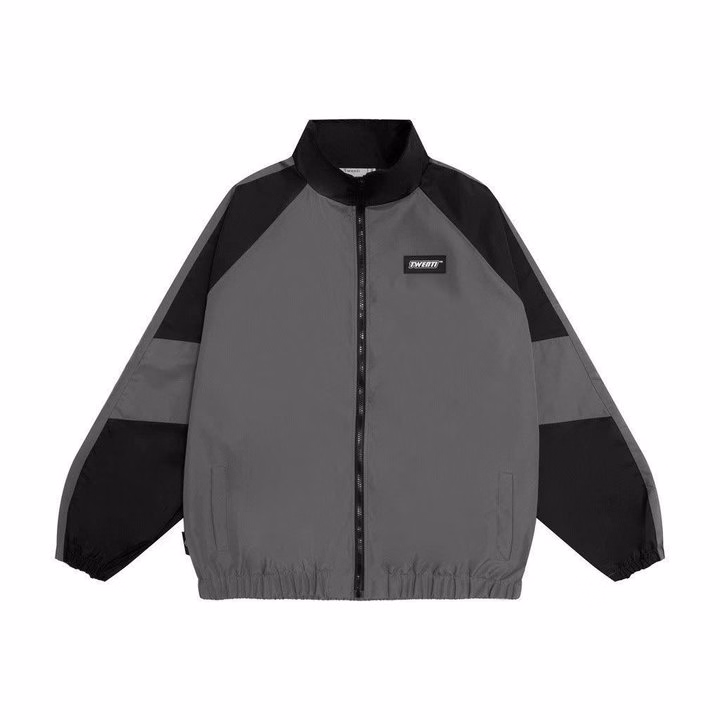 Áo Khoác Dù 2 Lớp Nam Nữ Twenti Tag 2 Phối 2 Tông Màu Nổi Bật Cổ Trụ Sht14 - Minh Hà House - Ảnh 3