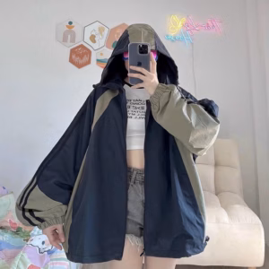 Áo Khoác Dù 2 Lớp Form Rộng Lpouehr- Lê Phương Boutique