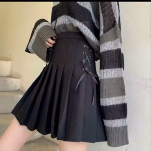 Chân Váy Tennis Xếp Ly Xỏ Dây - Lê Phương Boutique