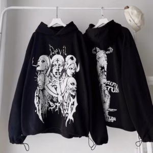 Áo Hoodie Nỉ Nam Nữ In Hình Người Siêu Ngầu Phong Cách Hàn Quốc - Htm Fashion