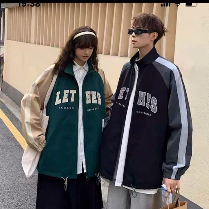 Áo Khoác Dù Nam Nữ 2 Lớp Áo Khoác Phối In Chữ Lethes Siêu Ngầu Thời Trang - Htm Fashion - Ảnh 8