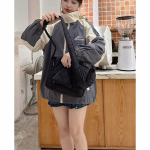 Áo Khoác Dù Nam Nữ 2 Lớp Phối Nhiều Tông Màu Thêu Chũ Cực Ngầu Phong Cách Thời Trang - Htm Fashion