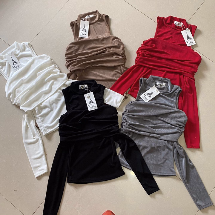 Áo Kiểu Hở Vai Nhũ Tay Dài - Lê Phương Boutique - Ảnh 5