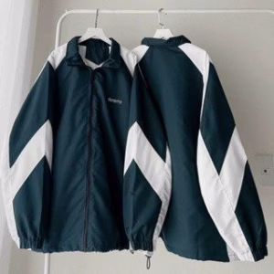 Áo Khoác Dù Nam Nữ 2 Lớp Phối Sọc Tay In Chữ Deremo Siêu Ngầu Phong Cách - Htm Fashion