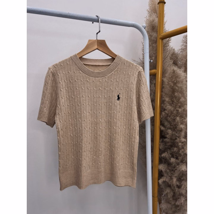 Áo Len Cộc Tay Cổ Tròn, Họa Tiết Vặn Thừng Thêu Hình Nhỏ Dành Cho Bạn Nữ Sldca284 -Diepchi Fashion - Ảnh 8