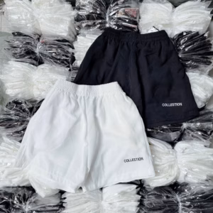 Quần Sort Lưng Thun Vải Đũi Mịn Thêu Đẹp - Lê Phương Boutique