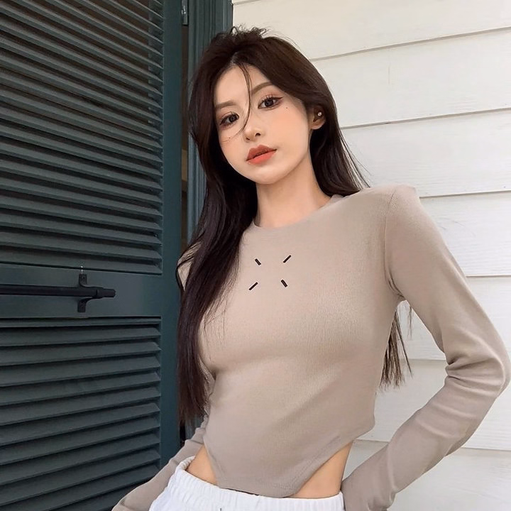 Áo Kiểu Tay Dài Thun Rip Lp3927D - Lê Phương Boutique - Ảnh 3