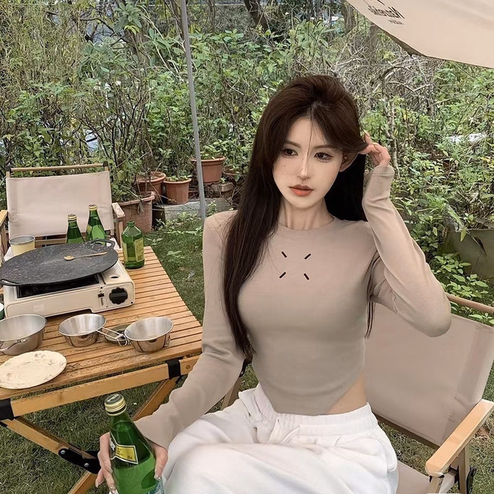 Áo Kiểu Tay Dài Thun Rip Lp3927D - Lê Phương Boutique - Ảnh 9