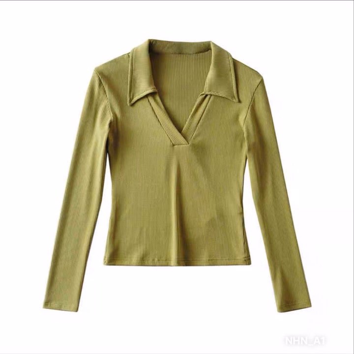 Áo Cổ Dức Vạt Bầu Tay Dài Chất Tăm Lụa Nhna1 - Lê Phương Boutique - Ảnh 8