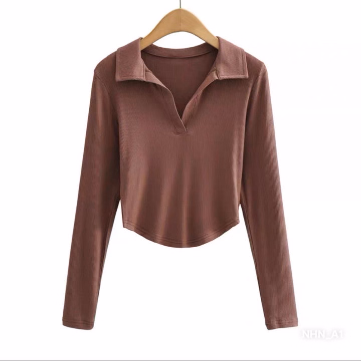 Áo Cổ Dức Vạt Bầu Tay Dài Chất Tăm Lụa Nhna1 - Lê Phương Boutique - Ảnh 9